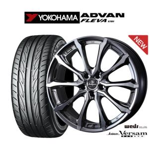 サマータイヤ ホイール4本セット ウェッズ クレンツェ ヴェルサム 030EVO ヨコハマ ADVAN アドバン フレバ V701 225/40R19｜carport-maluzen