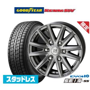 スタッドレスタイヤ　ホイール　グッドイヤー アイスナビ SUV BADX ロックケリー MX-II 18インチアルミホイール 265/60R18 2025年製】スタッドレスタイヤ ホイール4本セット BADX ロックケリー