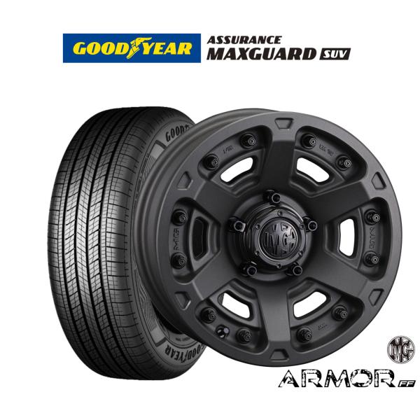 サマータイヤ ホイール4本セット クリムソン MG アーマー FF グッドイヤー ASSURANCE...