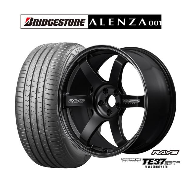サマータイヤ ホイール4本セット レイズ ボルクレーシング TE37 サーガ S-plus Blac...