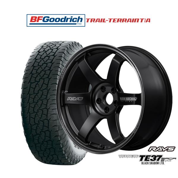 オフロードタイヤ ホイール4本セット レイズ ボルクレーシング TE37 サーガ S-plus Bl...