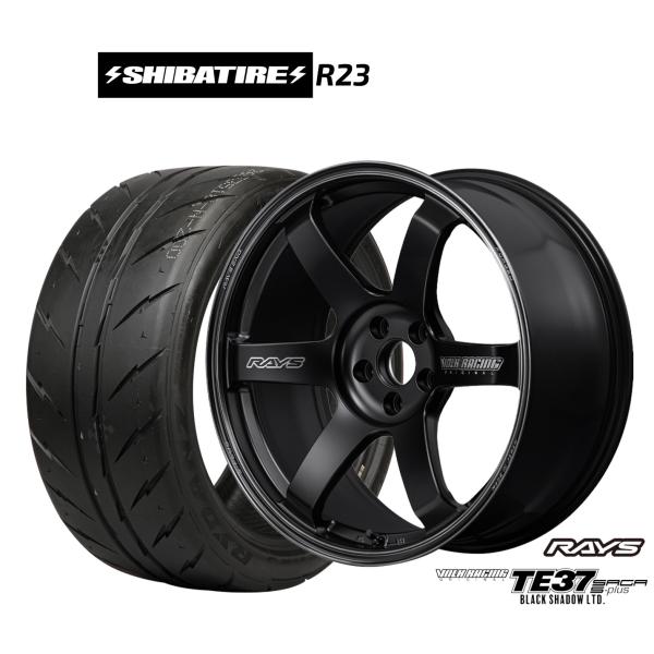 サマータイヤ ホイール4本セット レイズ ボルクレーシング TE37 サーガ S-plus Blac...
