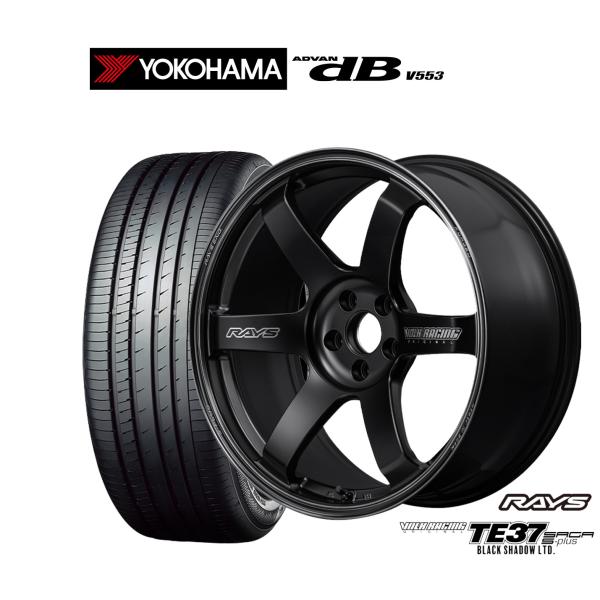 サマータイヤ ホイール4本セット レイズ ボルクレーシング TE37 サーガ S-plus Blac...