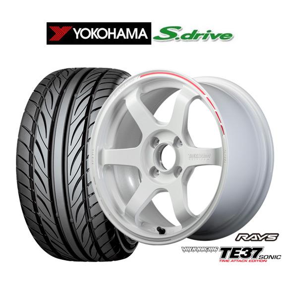 サマータイヤ ホイール4本セット レイズ ボルクレーシング TE37 SONIC(ソニック) TIM...