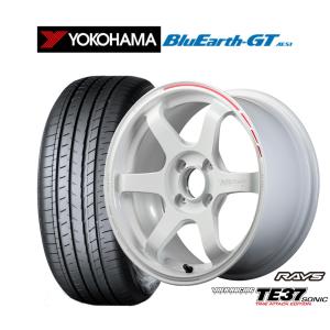 サマータイヤ ホイール4本セット レイズ ボルクレーシング TE37 SONIC(ソニック) TIME ATTACK EDITION ヨコハマ BluEarth ブルーアース GT (AE51) 195/45R16