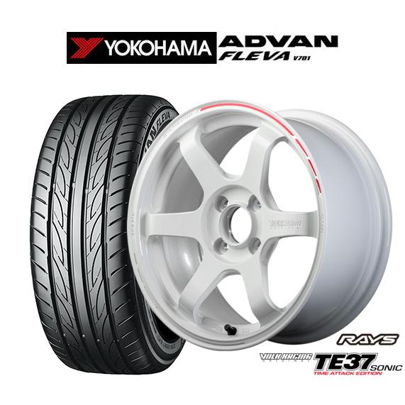 サマータイヤ ホイール4本セット レイズ ボルクレーシング TE37 SONIC(ソニック) TIM...