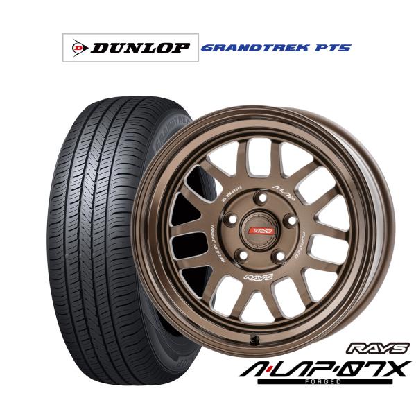 サマータイヤ ホイール4本セット レイズ A・LAP A・LAP-07X ダンロップ GRANDTR...