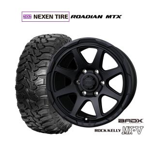 オフロードタイヤ ホイール4本セット BADX ロックケリー ROCK KELLY MX