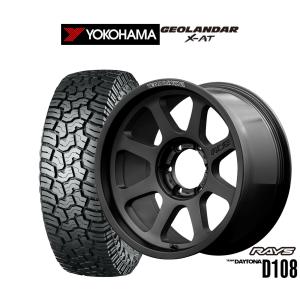 オフロードタイヤ ホイール4本セット レイズ チームデイトナ D108 ヨコハマ GEOLANDAR ジオランダー X-AT (G016) 285/70R18｜カーポートマルゼン