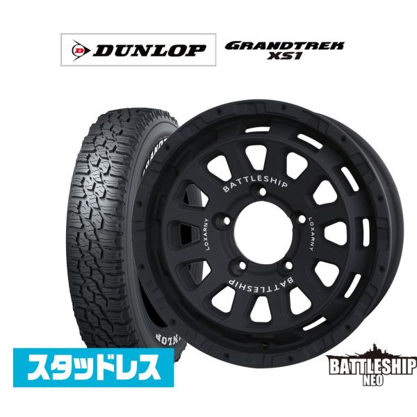 スタッドレスタイヤ ホイール4本セット BADX ロクサーニ バトルシップ NEO(ネオ)(ジムニー...