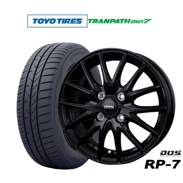 サマータイヤ ホイール4本セット BADX D,O,S(DOS) RP-7 トーヨータイヤ トランパ...
