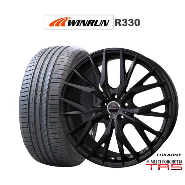 サマータイヤ ホイール4本セット BADX ロクサーニ マルチフォルケッタ TR5 Black Ed...