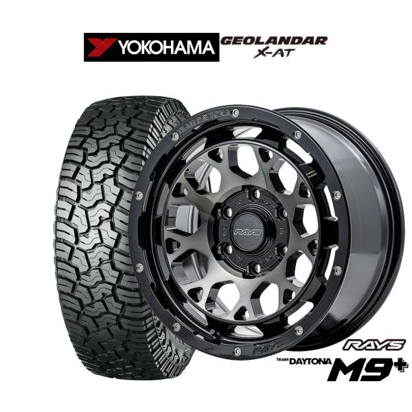 オフロードタイヤ ホイール4本セット レイズ チームデイトナ M9+ ヨコハマ GEOLANDAR ...