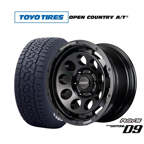オフロードタイヤ ホイール4本セット レイズ チームデイトナ D9 トーヨータイヤ OPEN COU...