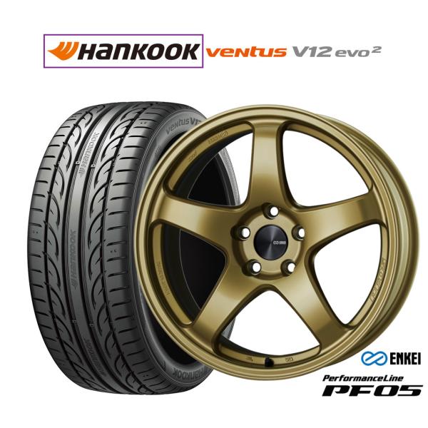 サマータイヤ ホイール4本セット エンケイ PF05 ハンコック VENTUS V12evo2 (K...