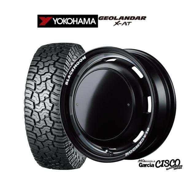 オフロードタイヤ ホイール4本セット MID ホイールズ ガルシア シスコ BLACKMOON ED...