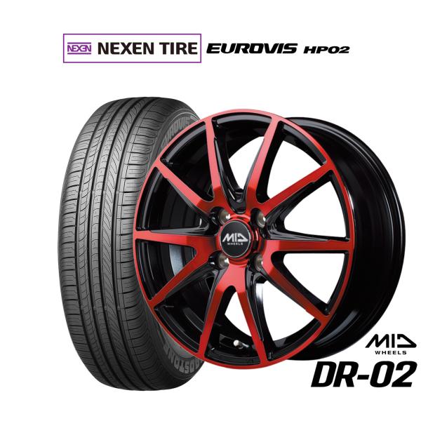 サマータイヤ ホイール4本セット MID ホイールズ DR-02 NEXEN ネクセン ロードストー...