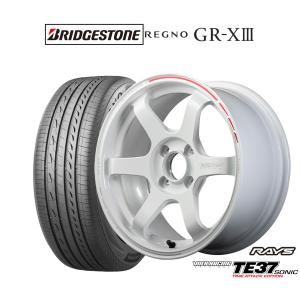 サマータイヤ ホイール4本セット レイズ ボルクレーシング TE37 SONIC(ソニック) TIME ATTACK EDITION ブリヂストン REGNO レグノ GR-XIII(GR-X3) 175/55R15