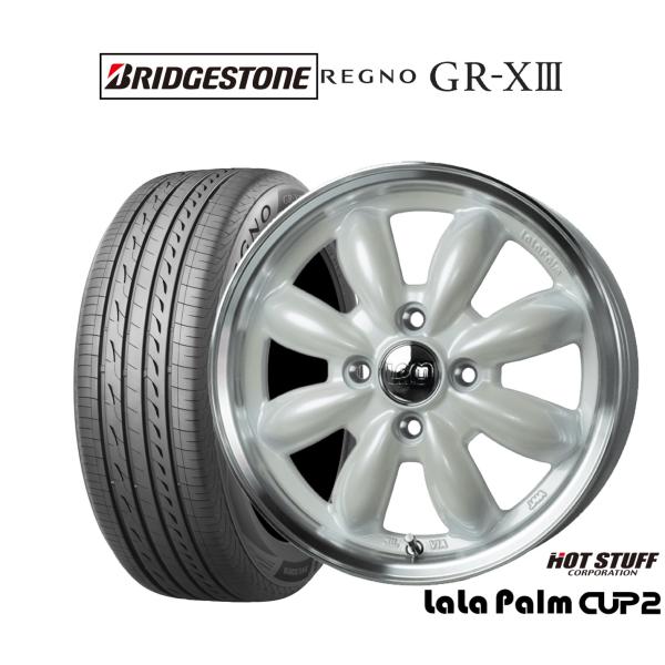サマータイヤ ホイール4本セット ホットスタッフ ララパーム カップ2 ブリヂストン REGNO レ...