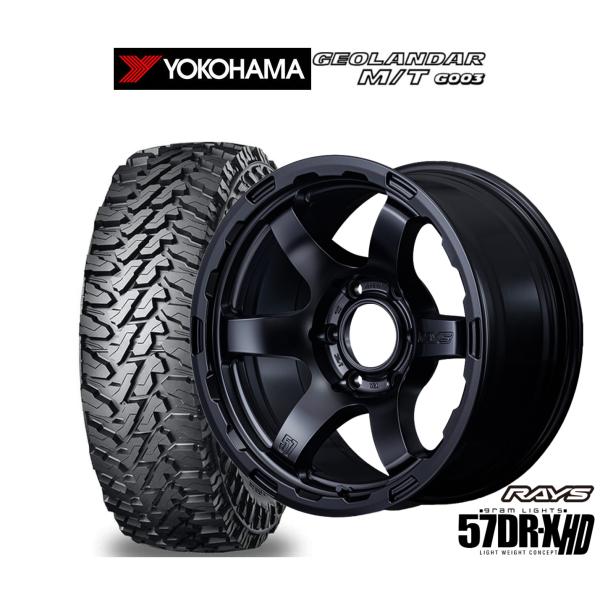 サマータイヤ ホイール4本セット レイズ グラムライツ 57 DR-X HD ヨコハマ GEOLAN...