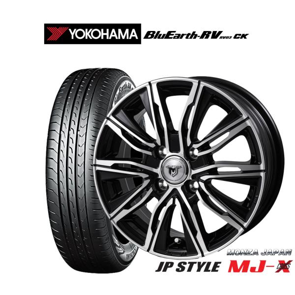 サマータイヤ ホイール4本セット モンツァ JP STYLE MJ-X ヨコハマ BluEarth ...