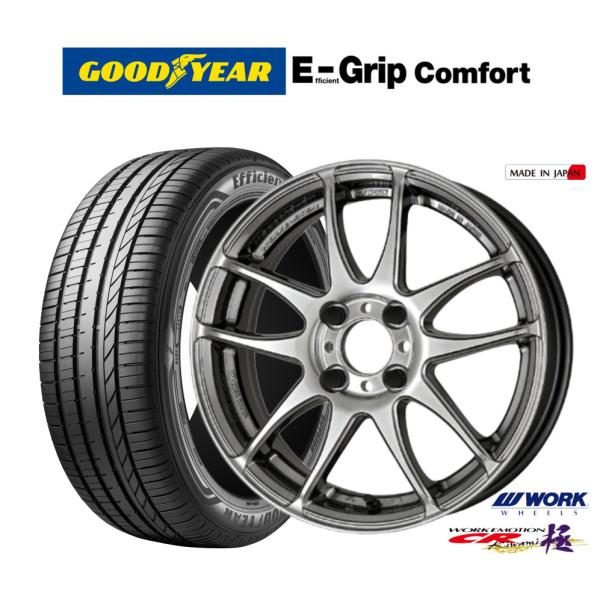 サマータイヤ ホイール4本セット ワーク エモーション CR kiwami グッドイヤー エフィシエ...