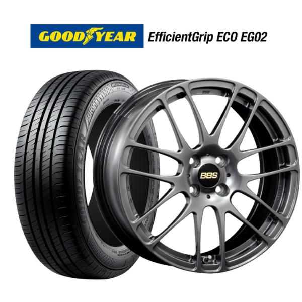 サマータイヤ ホイール4本セット BBS JAPAN RE-L2 グッドイヤー エフィシエント グリ...