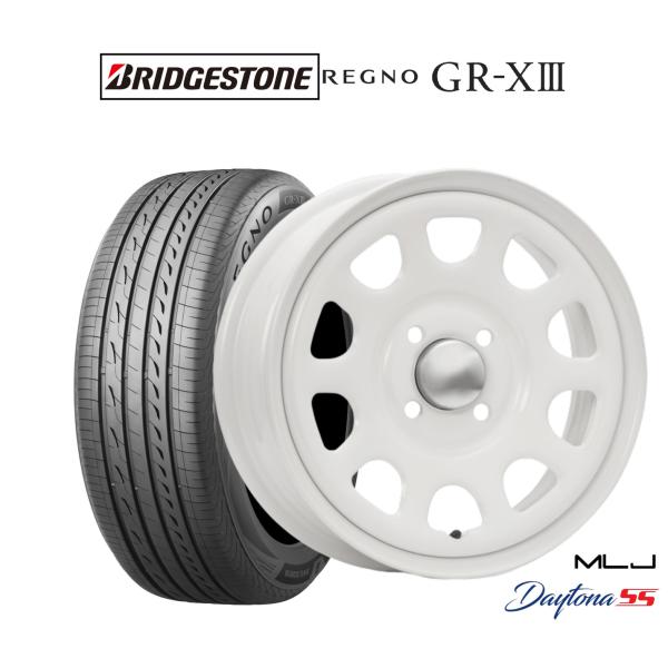 サマータイヤ ホイール4本セット MLJ デイトナ SS ブリヂストン REGNO レグノ GR-X...