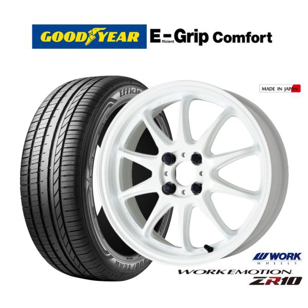サマータイヤ ホイール4本セット ワーク エモーション ZR10 グッドイヤー エフィシエント グリ...