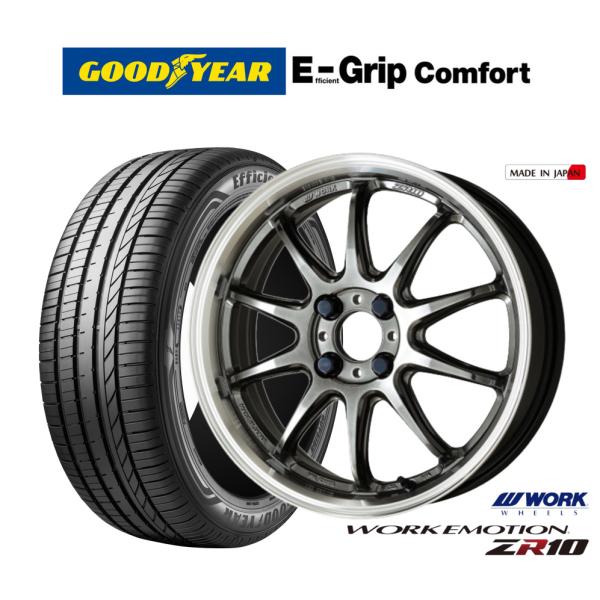 サマータイヤ ホイール4本セット ワーク エモーション ZR10 グッドイヤー エフィシエント グリ...