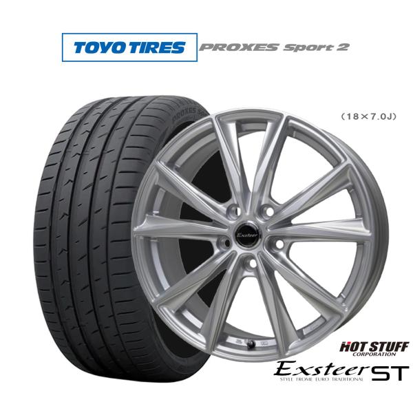 サマータイヤ ホイール4本セット ホットスタッフ エクスター ST トーヨータイヤ プロクセス PR...