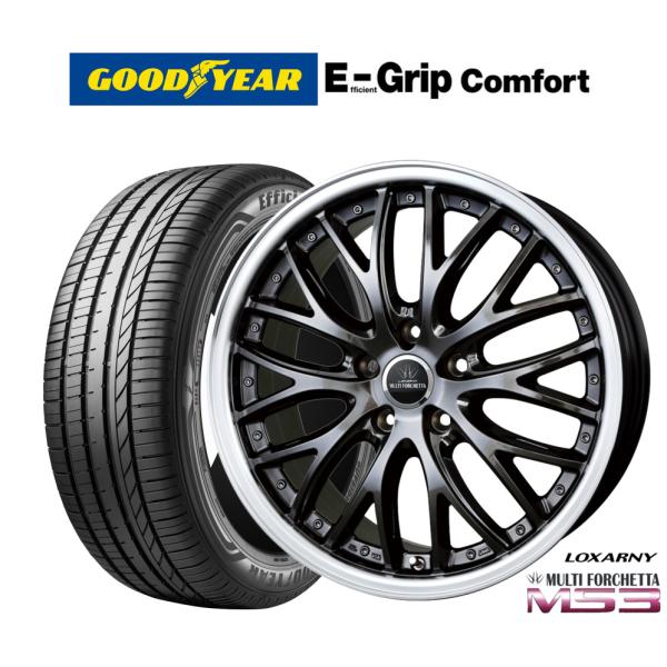 サマータイヤ ホイール4本セット BADX ロクサーニ マルチフォルケッタ MS3 グッドイヤー エ...