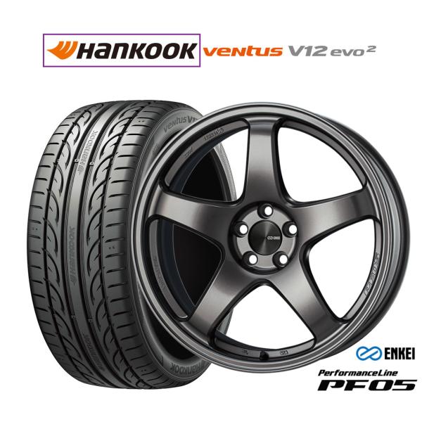 サマータイヤ ホイール4本セット エンケイ PF05 ハンコック VENTUS V12evo2 (K...