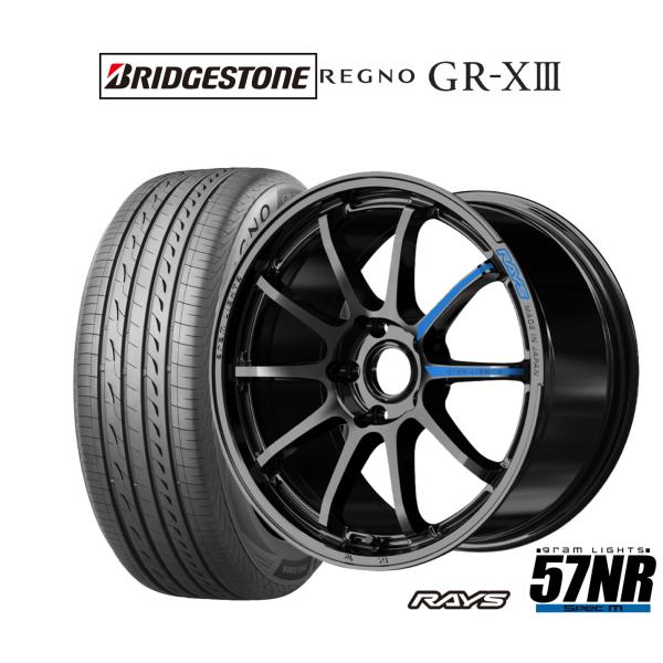 サマータイヤ ホイール4本セット レイズ グラムライツ 57 NR SPEC-M ブリヂストン RE...
