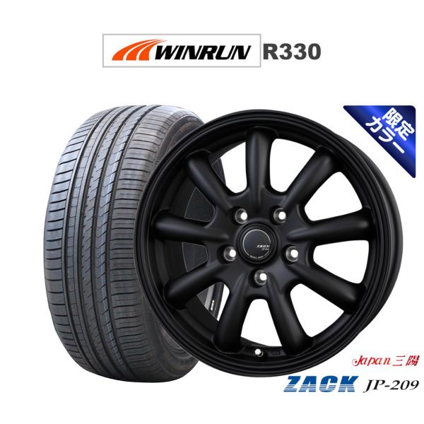 サマータイヤ ホイール4本セット JAPAN三陽 ZACK JP-209 Limited Black...