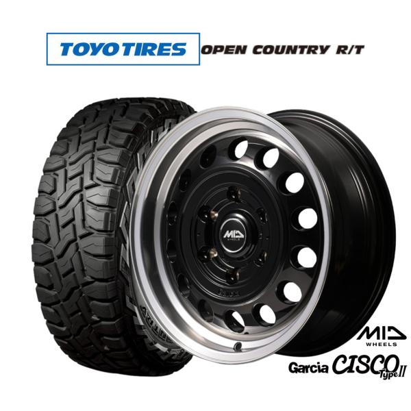 オフロードタイヤ ホイール4本セット MID ホイールズ ガルシア シスコ Type2 トーヨータイ...