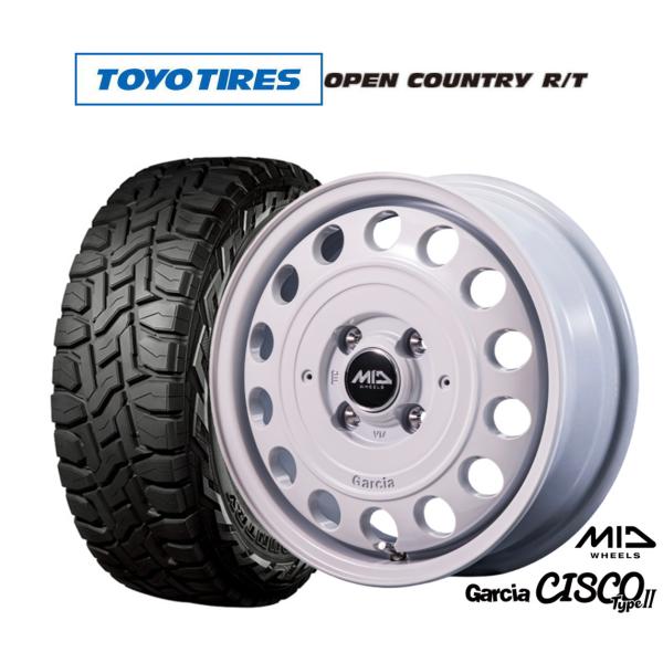オフロードタイヤ ホイール4本セット MID ホイールズ ガルシア シスコ Type2 トーヨータイ...