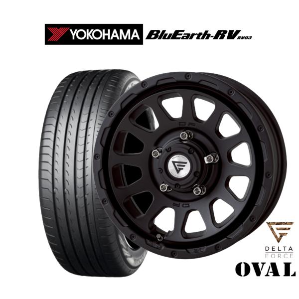 サマータイヤ ホイール4本セット FORCE デルタフォース OVAL(オーバル) ヨコハマ Blu...
