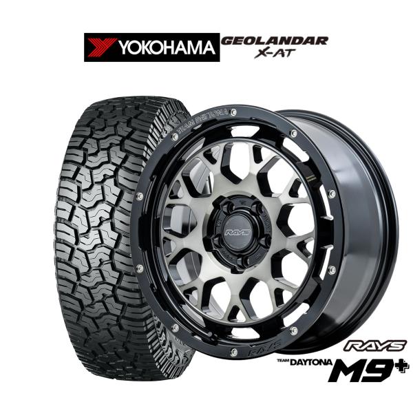 オフロードタイヤ ホイール4本セット レイズ チームデイトナ M9+ ヨコハマ GEOLANDAR ...