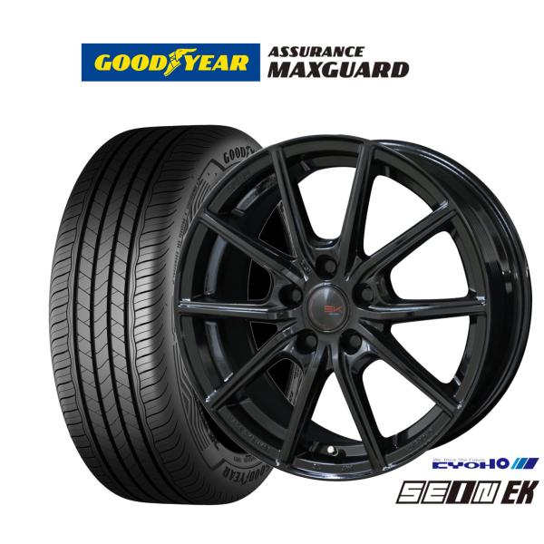 サマータイヤ ホイール4本セット KYOHO ザイン EK グッドイヤー ASSURANCE アシュ...