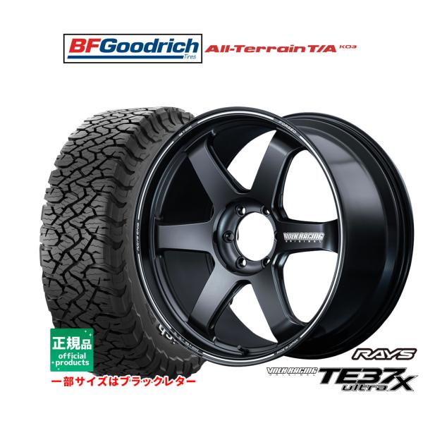 オフロードタイヤ ホイール4本セット レイズ ボルクレーシング TE37 ウルトラ X BFグッドリ...