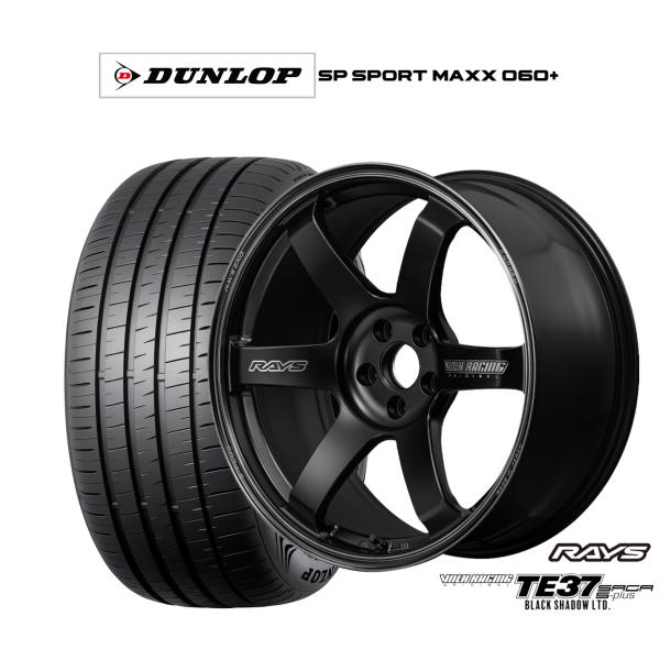 サマータイヤ ホイール4本セット レイズ ボルクレーシング TE37 サーガ S-plus Blac...
