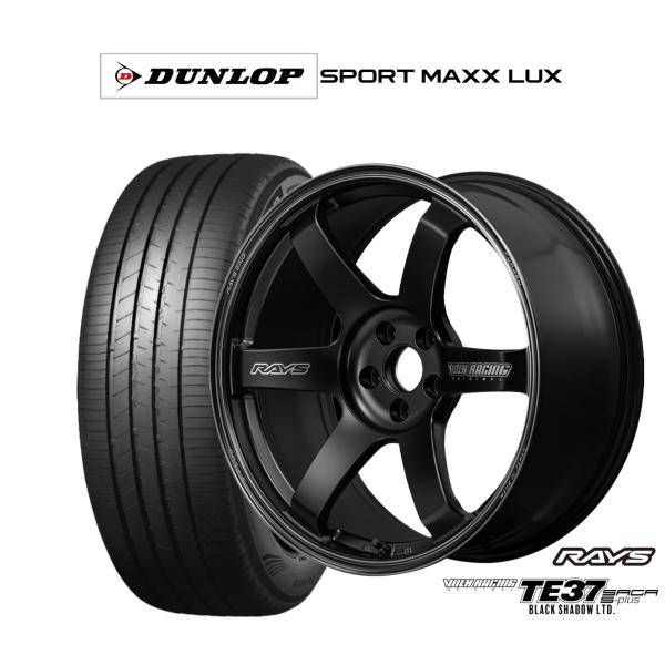 サマータイヤ ホイール4本セット レイズ ボルクレーシング TE37 サーガ S-plus Blac...
