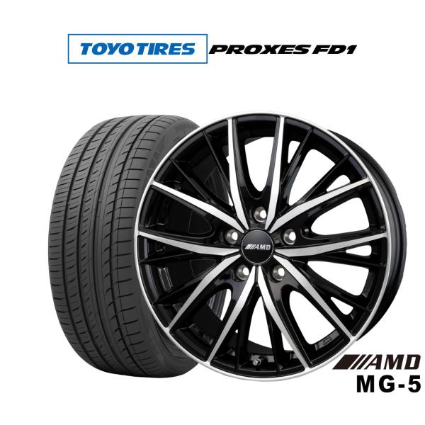サマータイヤ ホイール4本セット BADX AMD MG-5 トーヨータイヤ プロクセス PROXE...