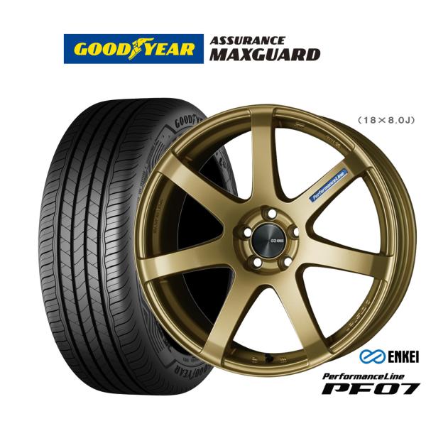 サマータイヤ ホイール4本セット エンケイ PF07 グッドイヤー ASSURANCE アシュアラン...