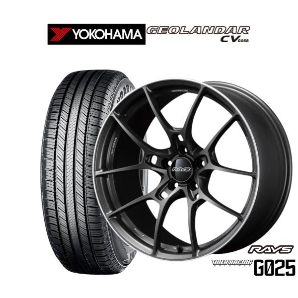 サマータイヤ ホイール4本セット レイズ ボルクレーシング G025 ヨコハマ GEOLANDAR ...
