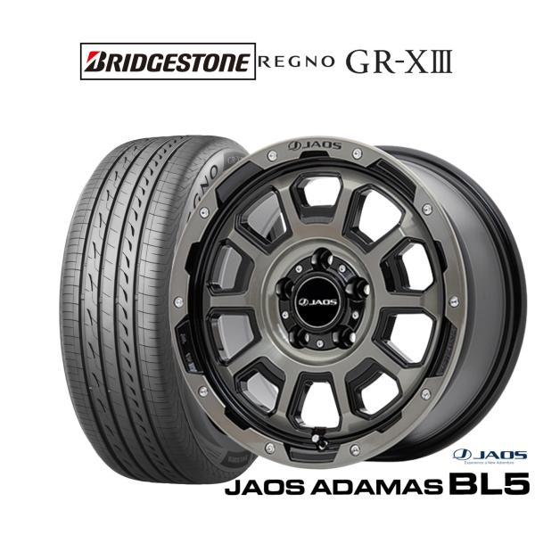 サマータイヤ ホイール4本セット JAOS ジャオス アダマス BL5 ブリヂストン REGNO レ...