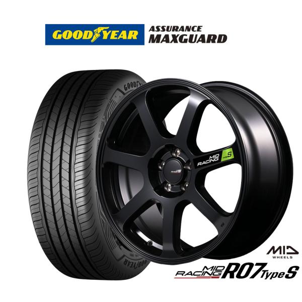 サマータイヤ ホイール4本セット MID レーシング R07 TypeS グッドイヤー ASSURA...