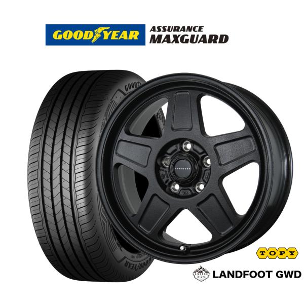 サマータイヤ ホイール4本セット トピー ランドフット GWD グッドイヤー ASSURANCE ア...
