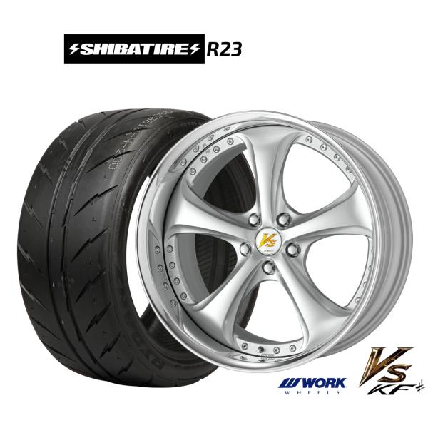 サマータイヤ ホイール4本セット ワーク VS KFシャープ SHIBATIRE シバタイヤ 300...